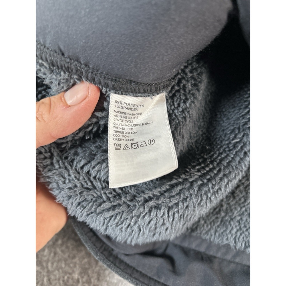 Tommy Bahama fleece jacket gray soft lining zip and button large - Picture 9 of 9